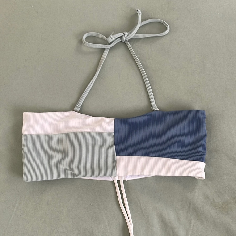 Bandeau/Halter Top Swim Top